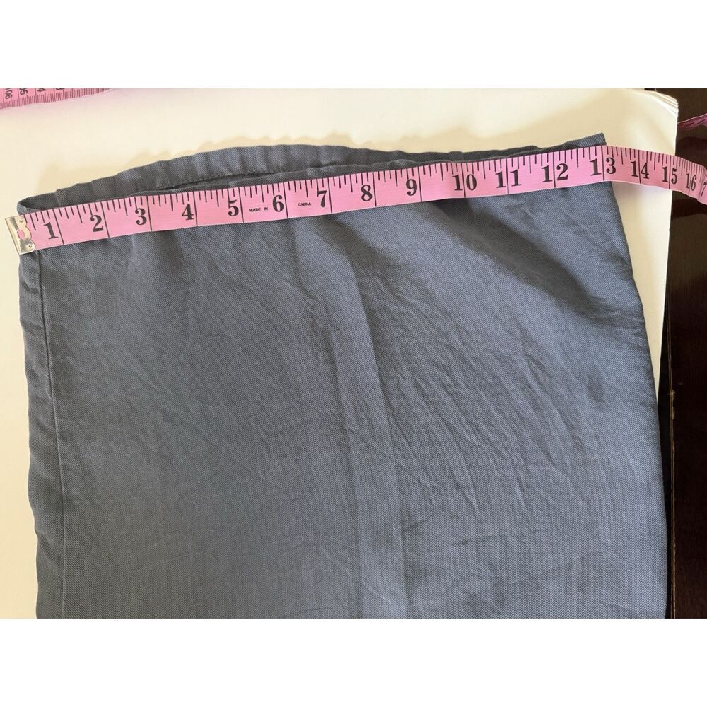Bryn Walker 100% Tencel Flood Pant Wide Leg Pocket Lagenlook Boho Chic Beach Med - Picture 15 of 15